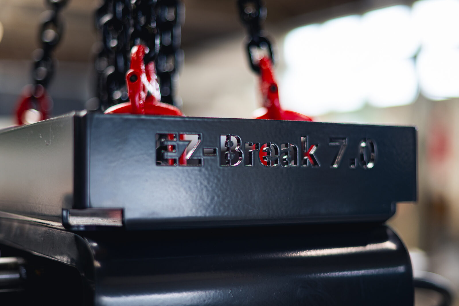 The machine with its type plate.